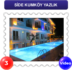 Side Kumköy Günlük Kiralık Yazlık – Denize Yakın Tatil Evi
